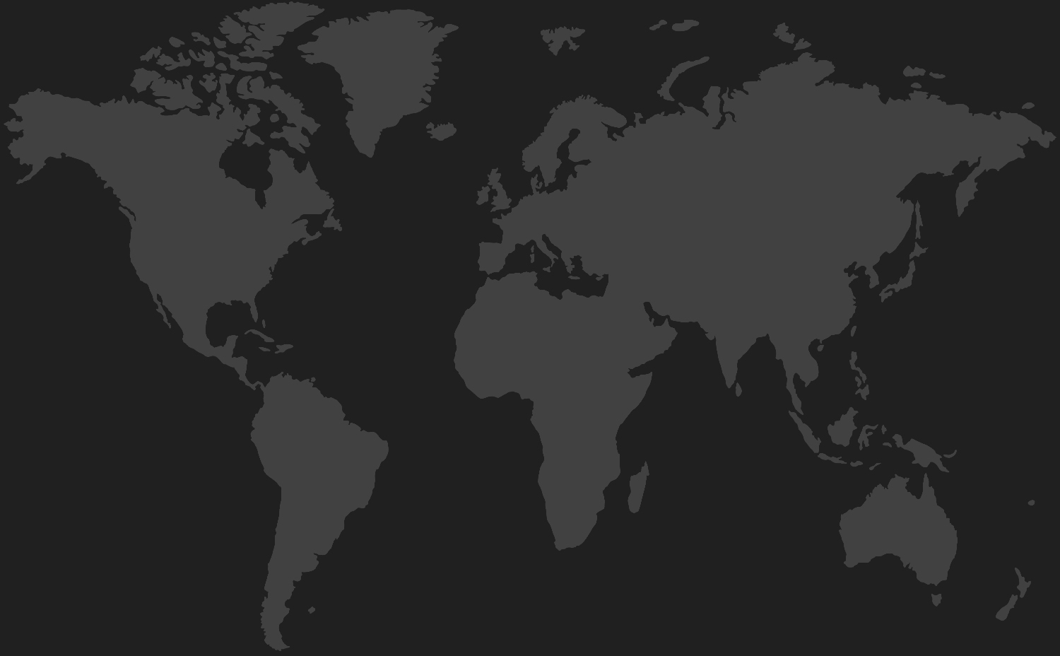 greyscale world map