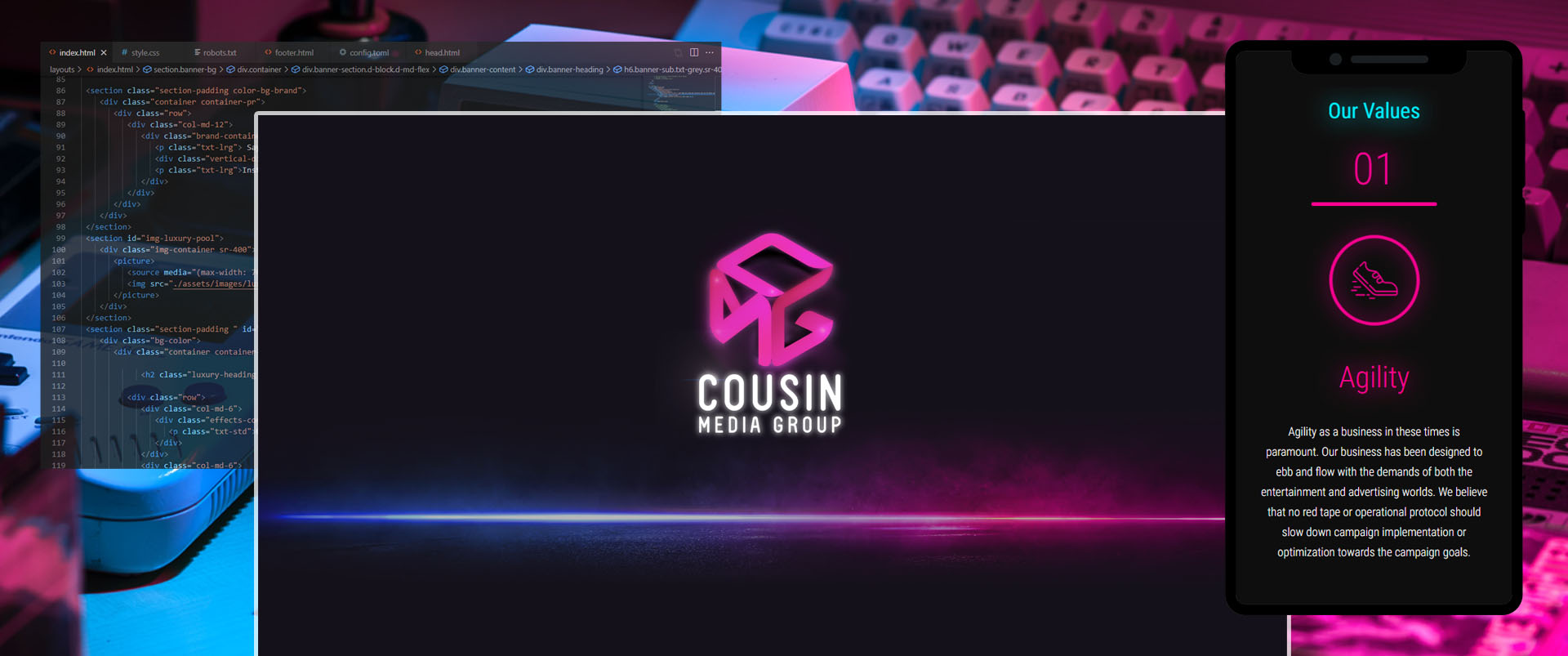 Colony Web Solutions - Cousin MG
